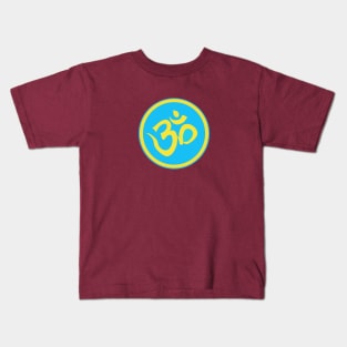 Om Spiritual Awareness Meditation Yoga Kids T-Shirt